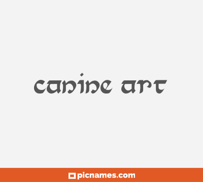 Canine art